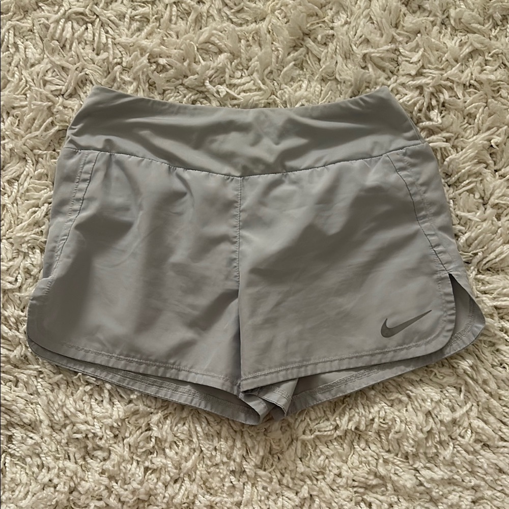 Nike Gray Athletic Shorts Lightweight Performance